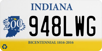 IN license plate 948LWG