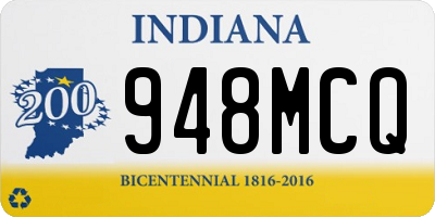 IN license plate 948MCQ