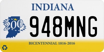 IN license plate 948MNG