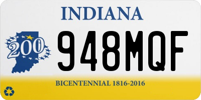 IN license plate 948MQF