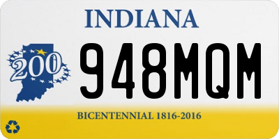 IN license plate 948MQM