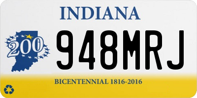 IN license plate 948MRJ