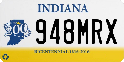 IN license plate 948MRX
