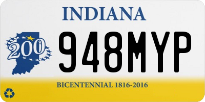 IN license plate 948MYP