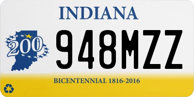 IN license plate 948MZZ