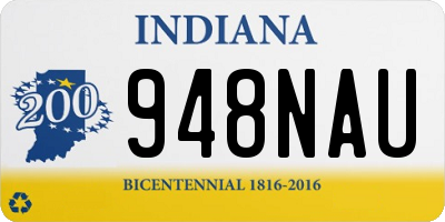 IN license plate 948NAU