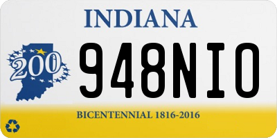 IN license plate 948NIO