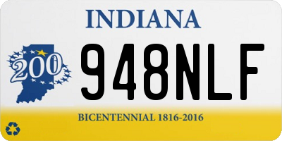 IN license plate 948NLF
