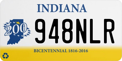 IN license plate 948NLR