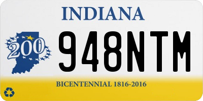 IN license plate 948NTM