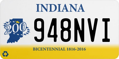 IN license plate 948NVI