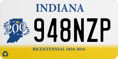 IN license plate 948NZP