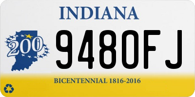 IN license plate 948OFJ
