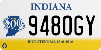 IN license plate 948OGY