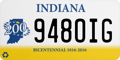 IN license plate 948OIG