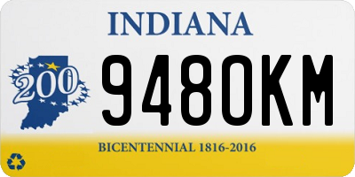 IN license plate 948OKM