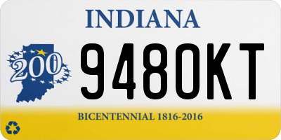 IN license plate 948OKT