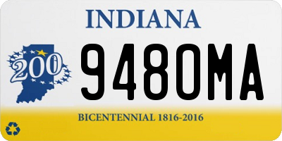 IN license plate 948OMA