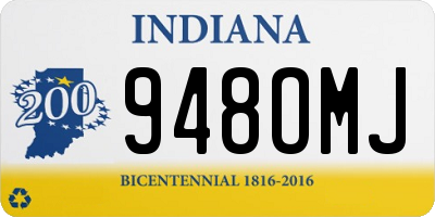 IN license plate 948OMJ
