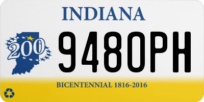 IN license plate 948OPH