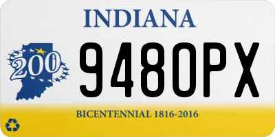 IN license plate 948OPX