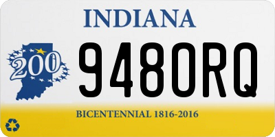 IN license plate 948ORQ