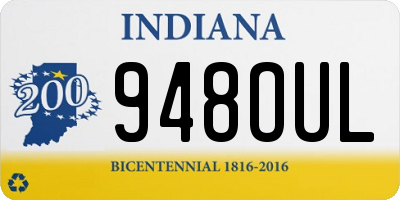 IN license plate 948OUL