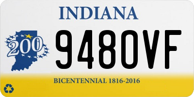 IN license plate 948OVF