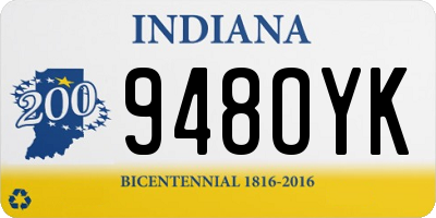 IN license plate 948OYK