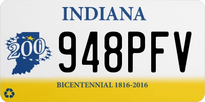 IN license plate 948PFV