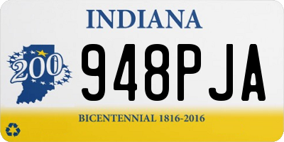 IN license plate 948PJA