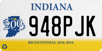 IN license plate 948PJK