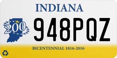 IN license plate 948PQZ