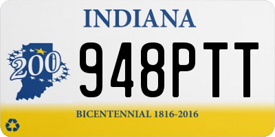 IN license plate 948PTT