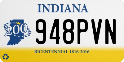 IN license plate 948PVN