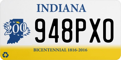IN license plate 948PXO