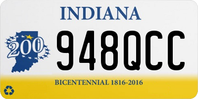 IN license plate 948QCC