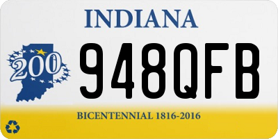 IN license plate 948QFB