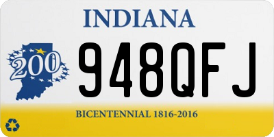 IN license plate 948QFJ
