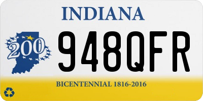 IN license plate 948QFR