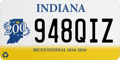 IN license plate 948QIZ