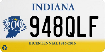 IN license plate 948QLF