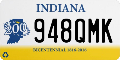 IN license plate 948QMK