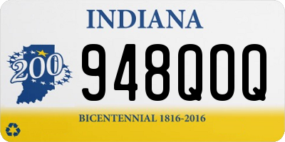 IN license plate 948QOQ
