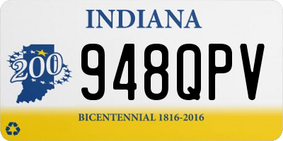 IN license plate 948QPV