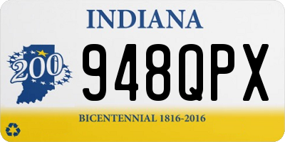 IN license plate 948QPX