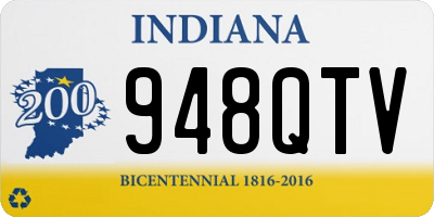 IN license plate 948QTV