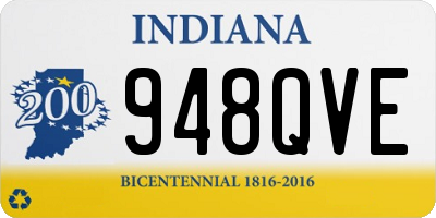 IN license plate 948QVE