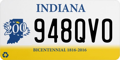 IN license plate 948QVO
