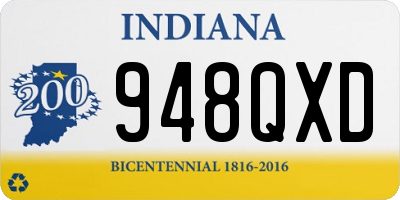 IN license plate 948QXD
